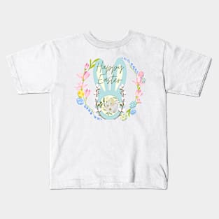 happy easter bunny egg Kids T-Shirt